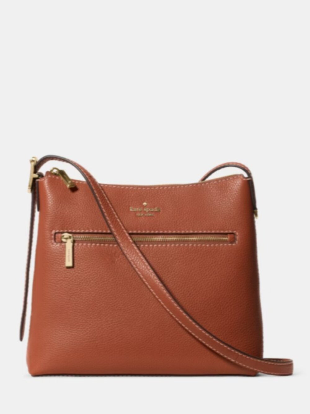 Kate Spade 454 Large Swingpack Buckle Crossbody Warm Gingerbread NWT